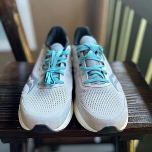 Saucony Gray and Blue Athletic Shoes